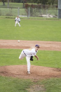 Andrew Ziedins is one of the key members of the Golden Hawks' pitching staff hoping to  repeat as OUA champions. By Will Huang