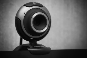 Webcams will be used by professors to monitor students during online examinations (Photo courtesy of Wikimedia Commons).