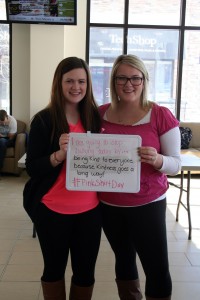 Meghan Page and co-founder Kate Harvey raise awareness about bullying. Photo by Marissa White