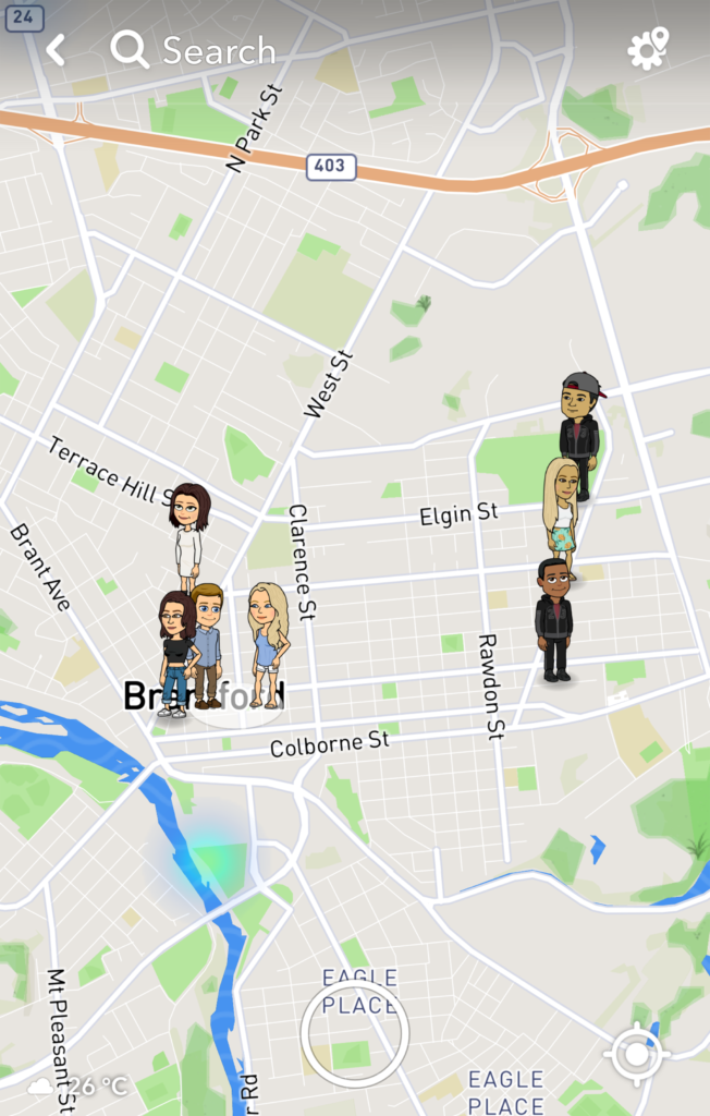 snap map not working