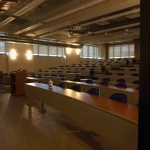 An empty Laurier lecture hall
